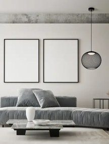 LED čierne dizajnové svietidlo Kinetic 40