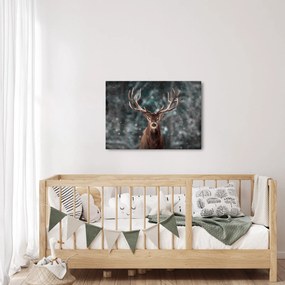 Obraz - Majestátnosť jeleňa (70x50 cm)