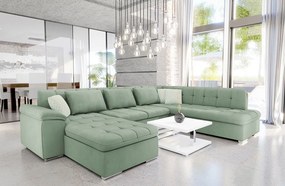 Rohová pohovka Talina s funkciou spania (Ľavá U) (Uttario Velvet 2954 + Uttario Velvet 2954 + Evo 29). Vlastná spoľahlivá doprava až k Vám domov. 1059435