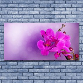 Obraz Canvas Kvety plátky orchidea 125x50 cm