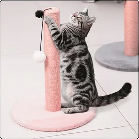 Lean Toys Škrabadlo pre mačky 40x30cm - ružové