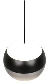 Čierne/v striebornej farbe LED závesné svietidlo ø 15,5 cm Orbit – Trio Select