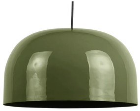 Zelené závesné svietidlo s kovovým tienidlom ø 40 cm Dome – Leitmotiv