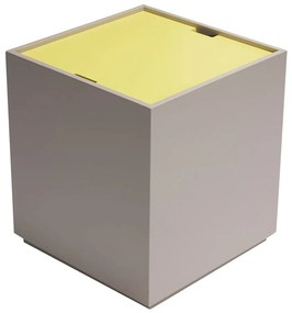 Žlto-sivá truhlica z jaseňového dreva 40x45 cm Vault – Hübsch