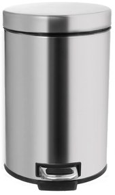 Nášľapný odpadkový kôš z nehrdzavejúcej ocele v lesklo striebornej farbe 3 l – Orion