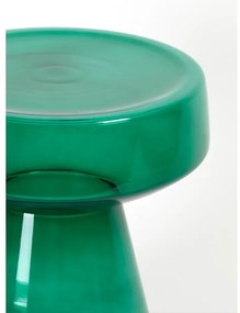 Sklenený okrúhly odkladací stolík ø 37 cm Dakwa – Light &amp; Living