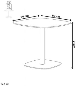Autronic BONTEC Jedálenský stôl 80x80cm, mdf, dub, DT-X7117 OAK Farba: Hnedá