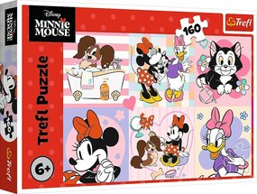 Trefl Puzzle 160 Minnie: Farebný deň Minnie