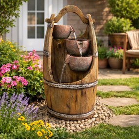 Záhradná fontána BestBerg EF-18 / polyresin / 37 x 34,5 x 70,5 cm