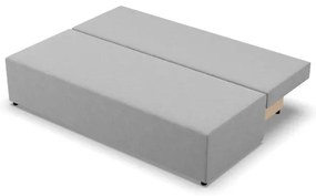 Dvojmiestna pohovka FERMO Lux rozkladacia, sivá