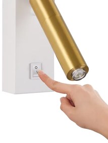 Brilagi - LED Stmievateľné bodové svietidlo MAYA 1xG9/4W/230V biela/zlatá