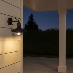 Brilagi - Vonkajšie nástenné svietidlo MOLDE 1xE27/60W/230V IP44 bronzová/patina