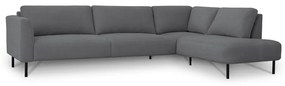 Tmavosivá rohová pohovka (pravý roh) Hero – Scandic