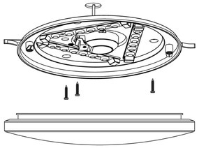 Eglo 97877 - LED Stropné svietidlo FRANIA-S LED/11,5W/230V