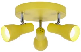 Bodové svietidlo PICARDO 3xE14/40W/230V žltá