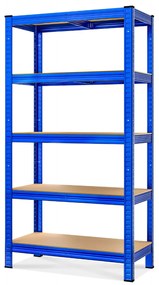 Monzana Regál s vysokou nosnosťou HEAVY, max. 875kg, 90x40x180cm, modrá