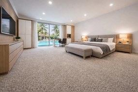 Koberec metráž Bloom 233, na mieru, šíře 4m,5m, béžová, ab (mriežka), chodba / predsieň, Lano