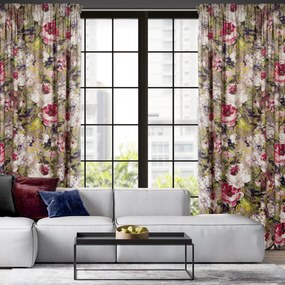 ZATEMŇOVACÍ ZÁVES NA PÁSKE AMELIE 140X270 CM VZOROVANÁ