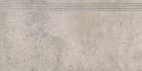Dlažba Luserna Light Grey 30x60 7mm schodovka