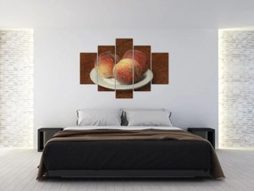 Obraz - Henri Fantin-Latour, Three Peaches on a Plate, reprodukcia (150x105 cm)