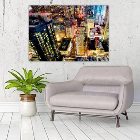 Nočné mesto, obrazy