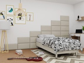 Čalúnený nástenný panel 60x30 PAG - béžový