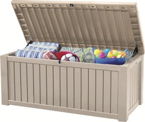 Keter záhradný úložný box Rockwood 570 l, krémová