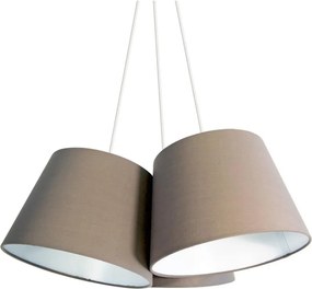 Briloner 4288-031 - Závesné svietidlo TELA 3xE27/40W