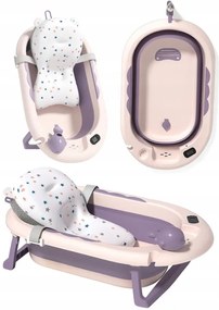Skladacia detská vanička VAIANA Premium s poduškou - viac farieb modrá