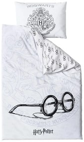 Svietiace obliečky HARRY POTTER VISION biele Rozmer obliečok: 70 x 90 cm | 140 x 200 cm