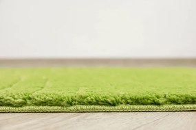 Kúpeľňový koberček Sara Green svetlozelený, vlny