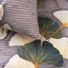 FLANELOVÉ OBLIEČKY FLANELOVE 180X200 CM, 2KS 70X80 CM LISTY