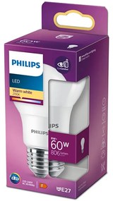 LED žiarovka E27 A60 8W = 60W 806lm 2700K Warm PHILIPS