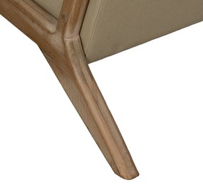 Béžové kreslo Weave – Ixia