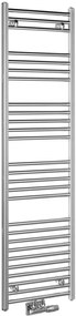 Aqualine Aqualine, ALYA vykurovacie teleso rovné 400x1600mm, stredové pripojenie, chróm, LLS309