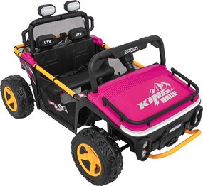 Ramiz Elektrická bugina UTV SPEED pre deti ružová