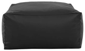 Taburetka čierna kocka ekokoža