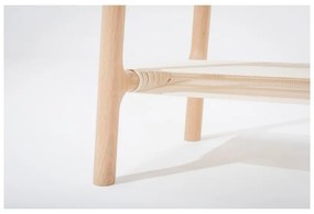 Odkladací stolík z masívneho dubového dreva Gazzda Fawn