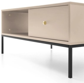 Konferenční stolek Mono II 104 cm béžový/černý