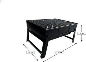 Prenosný gril na drevené uhlie EASY TRAVEL 35x29 cm