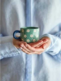 Svetlomodrý keramický detský hrnček 110 ml Nini – Bloomingville