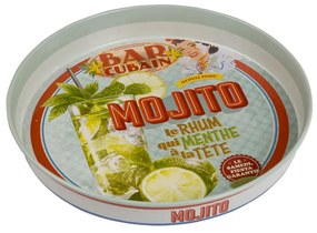 Podnos okrúhly "Mojito" 34x5 cm, plech