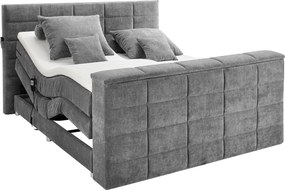 XXXLutz BOXSPRINGOVÁ POSTEĽ, 180/200 cm, sivá Carryhome - Online Only spálne - 002220044904