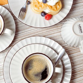 Mäser 18-dielna kávová súprava OSITA WHITE