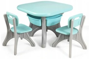 Vulpi Detský stôl so stoličkami Way Grey
