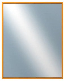 DANTIK - Zrkadlo v rámu, rozmer s rámom 40x50 cm z lišty Hliník oranžová (7269217)