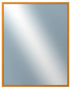 DANTIK - Zrkadlo v rámu, rozmer s rámom 40x50 cm z lišty Hliník oranžová (7269217)