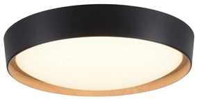 Leuchten Direkt 1434718-LED Stmievateľné stropné svietidlo EMILIA 28,8W/230V čierna