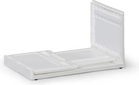 Veľký skladací regálový box XL 62 l, 558x360x310 mm, biely