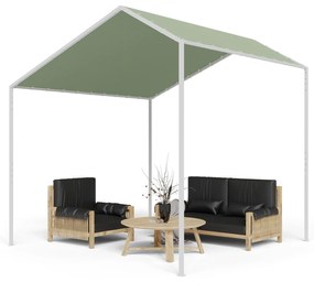 Blumfeldt La Rochelle Gazebo, šikmá pergola, hliníkový rám, UV 50+, polyesterová tkanina